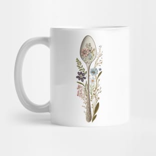 Floral Spoon Mug